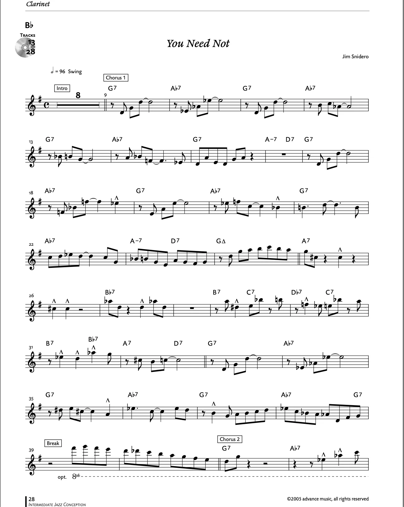 Intermediate Jazz Conception, Clarinette - Image 9