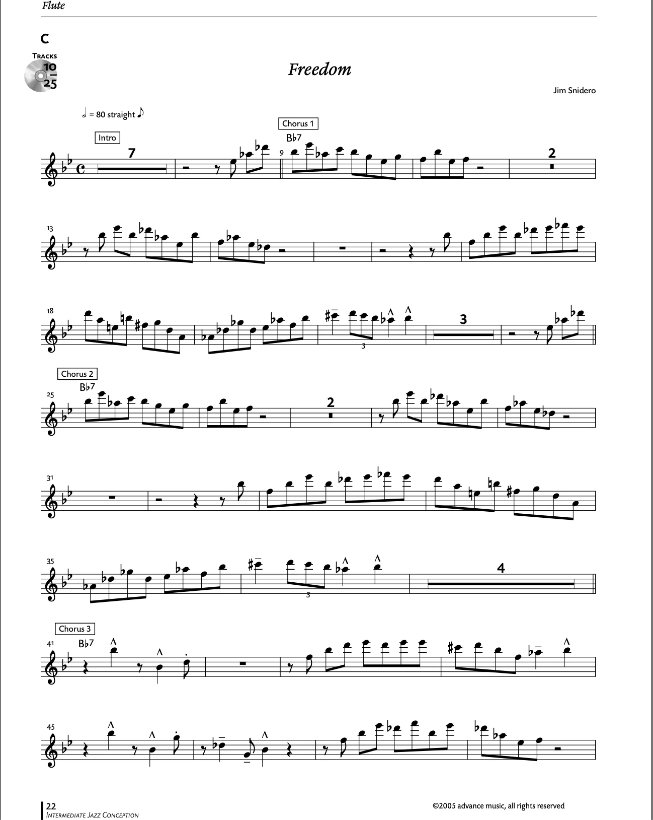 Intermediate Jazz Conception, Flûte - Image 6