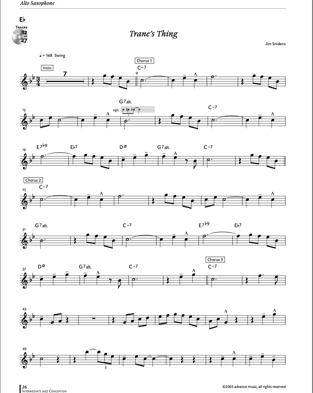 Intermediate Jazz Conception, Sax alto / Sax baryton - Image 11