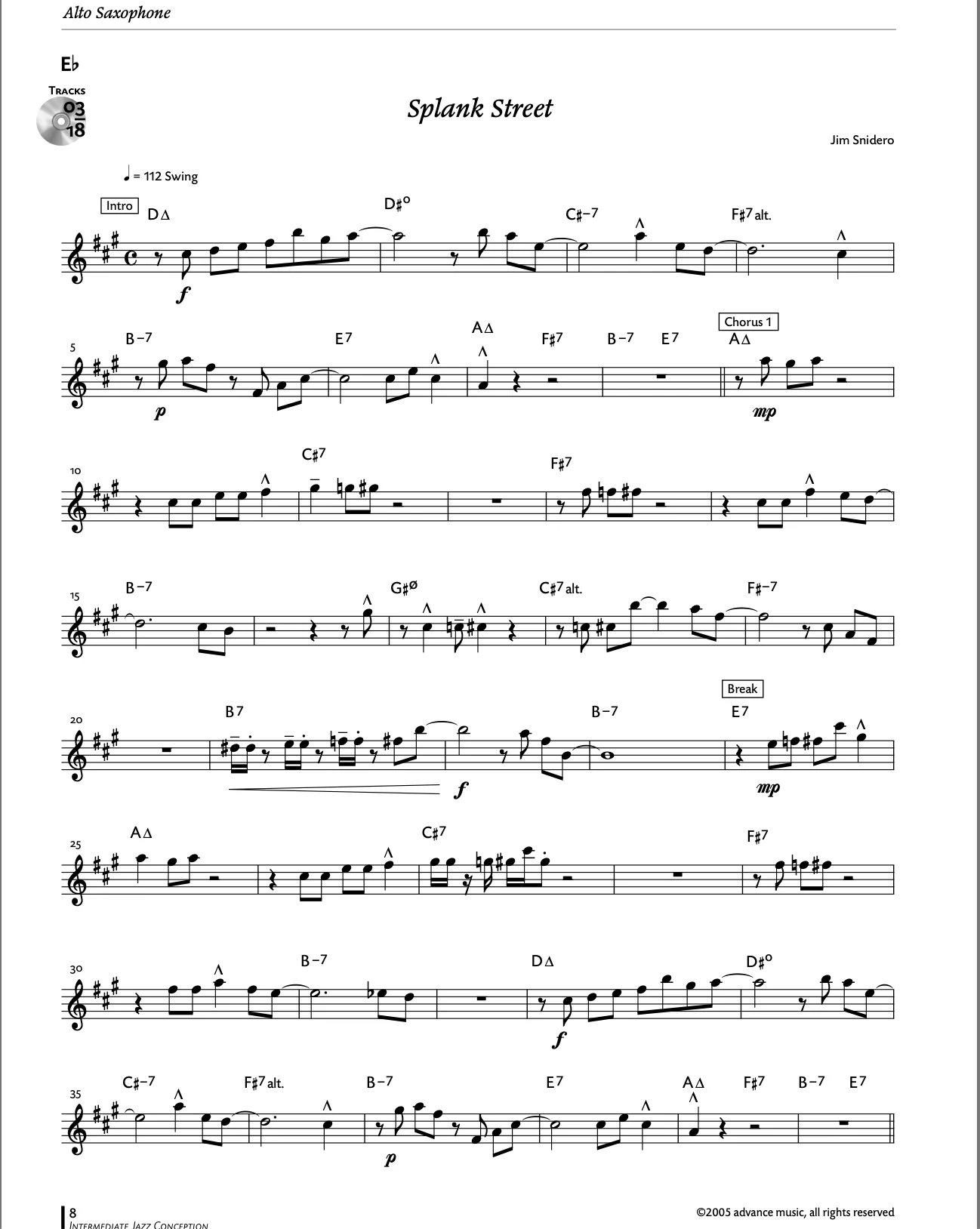 Intermediate Jazz Conception, Sax alto / Sax baryton - Image 2