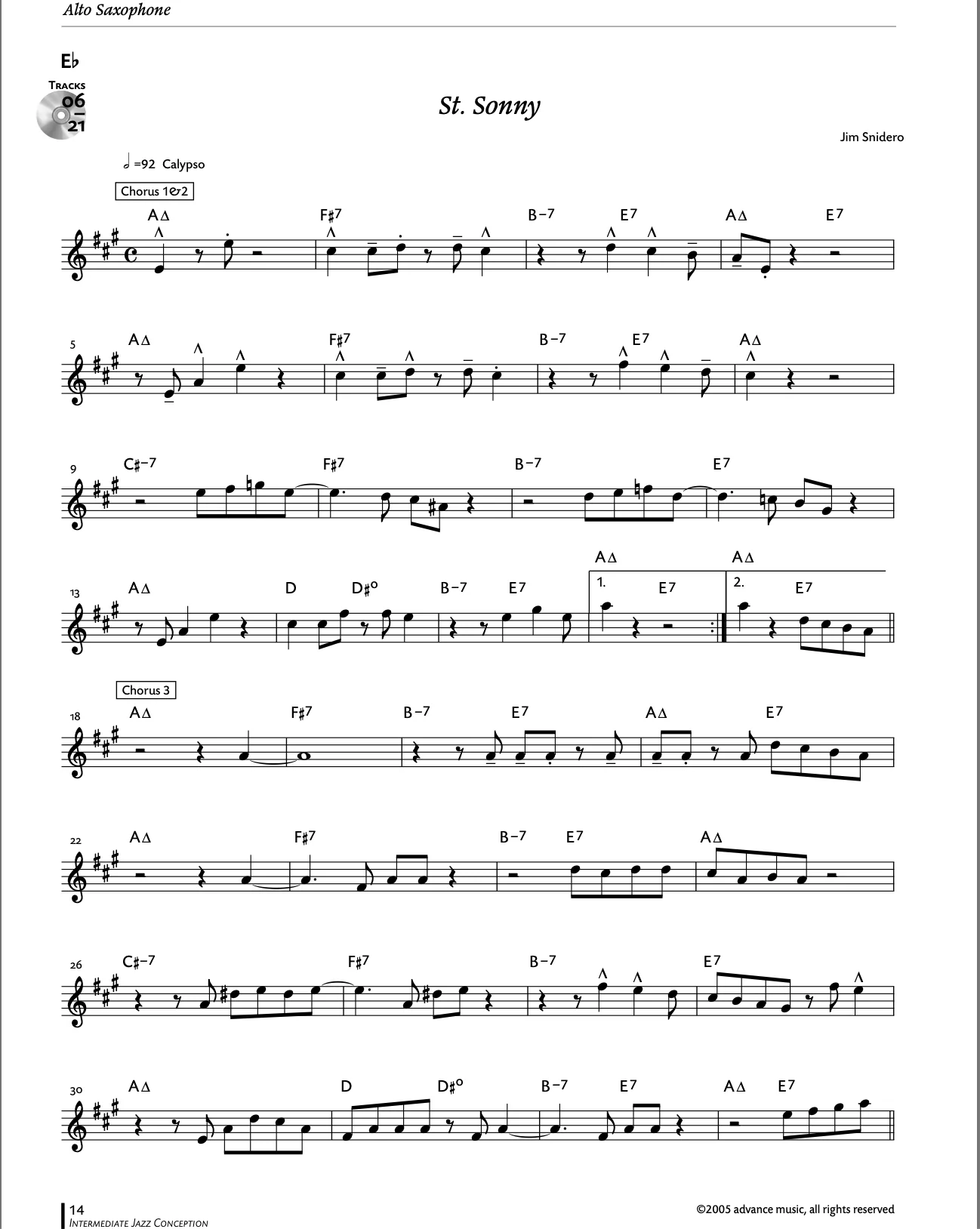 Intermediate Jazz Conception, Sax alto / Sax baryton - Image 5