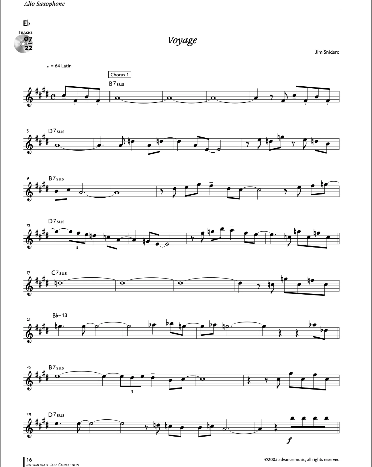 Intermediate Jazz Conception, Sax alto / Sax baryton - Image 6