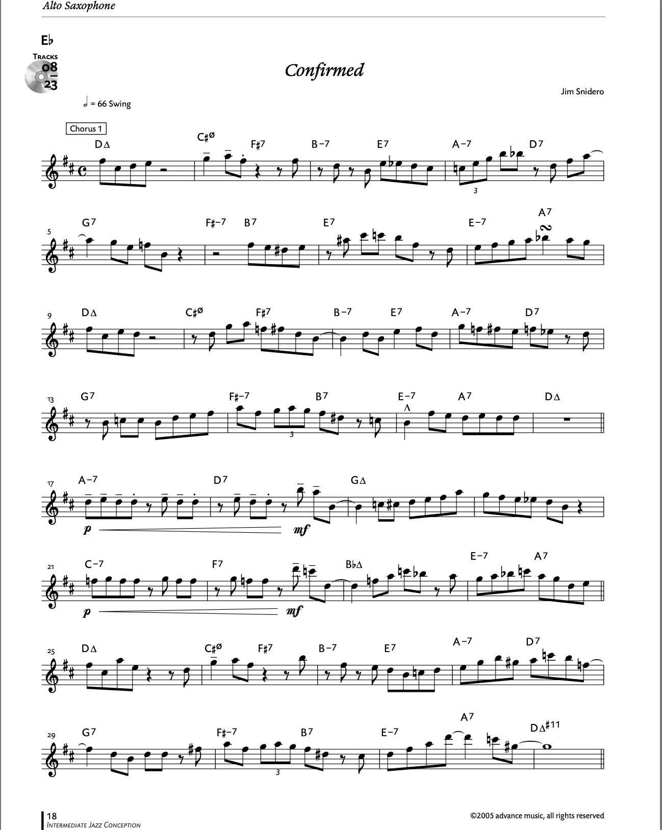 Intermediate Jazz Conception, Sax alto / Sax baryton - Image 7