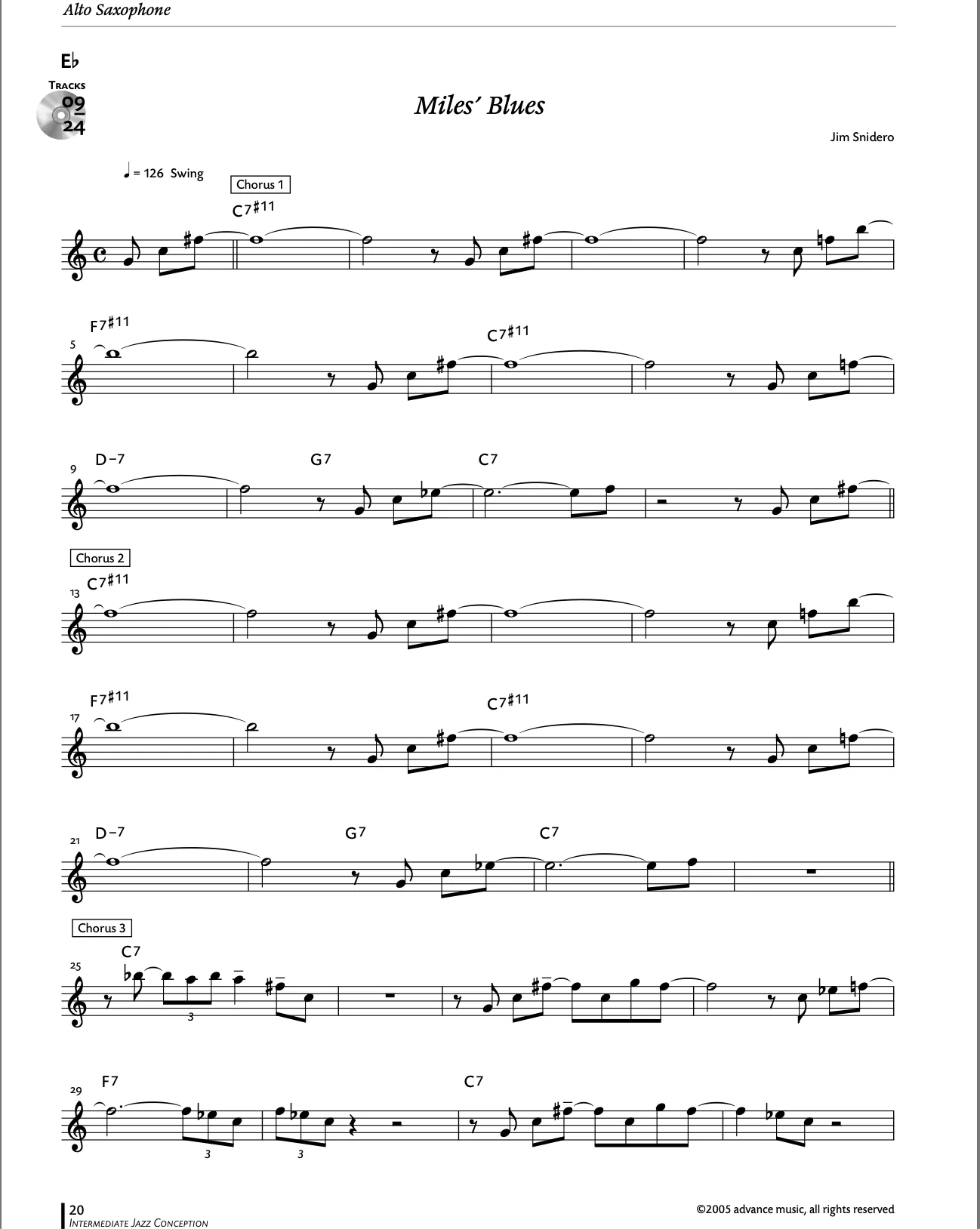 Intermediate Jazz Conception, Sax alto / Sax baryton - Image 8