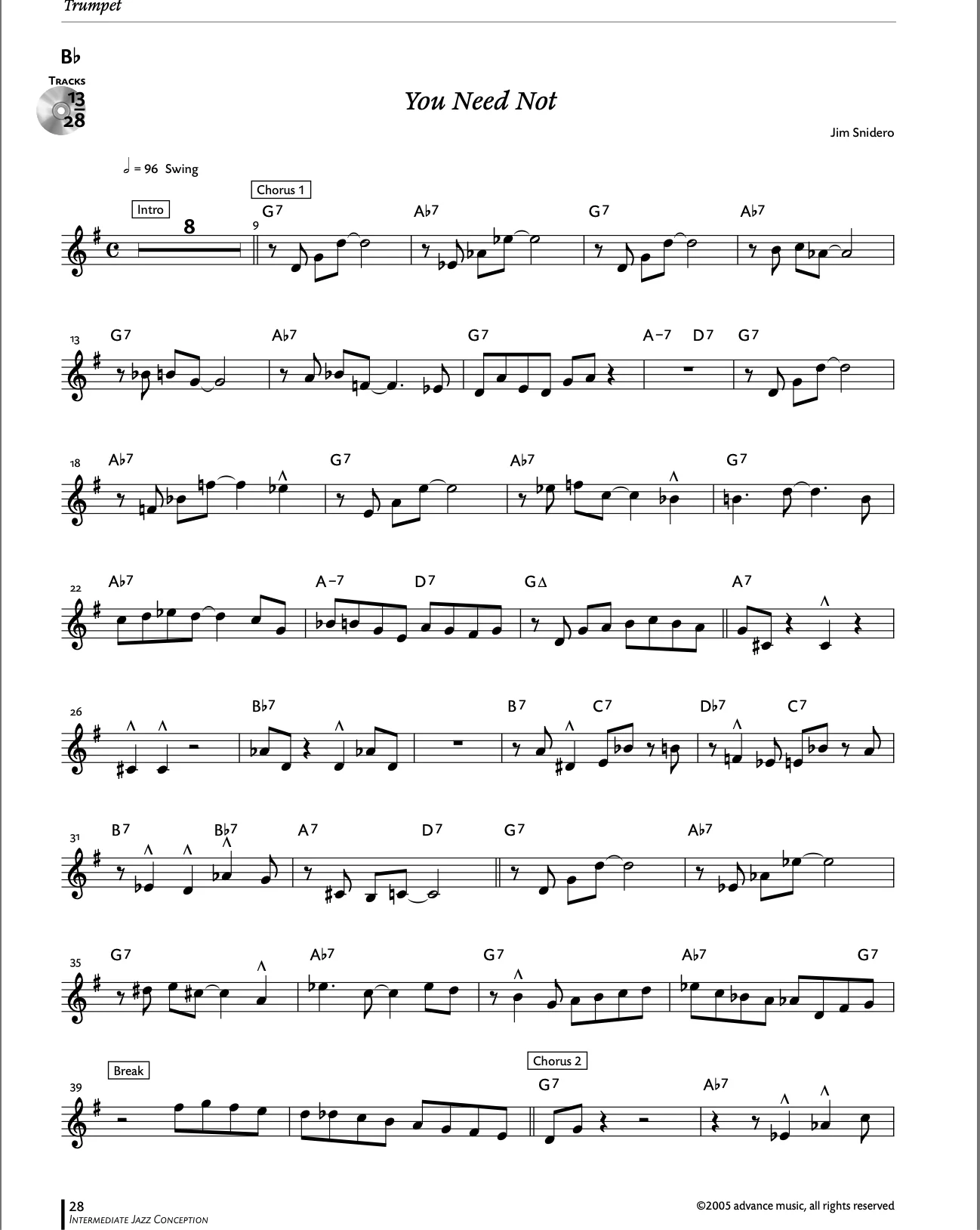 Intermediate Jazz Conception, Trompette - Image 7
