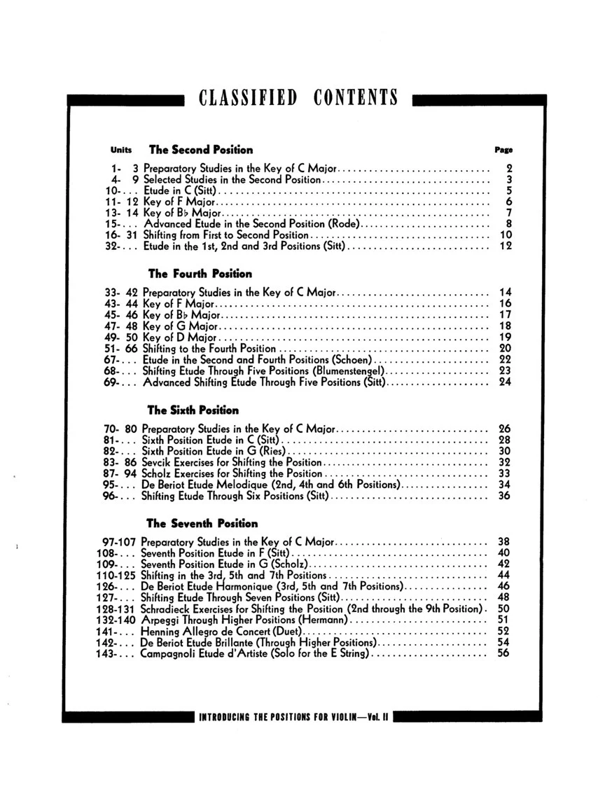 Introducing the Positions for Violin, Vol. 2 (2nd, 4th, 6th & 7th) - Image 2