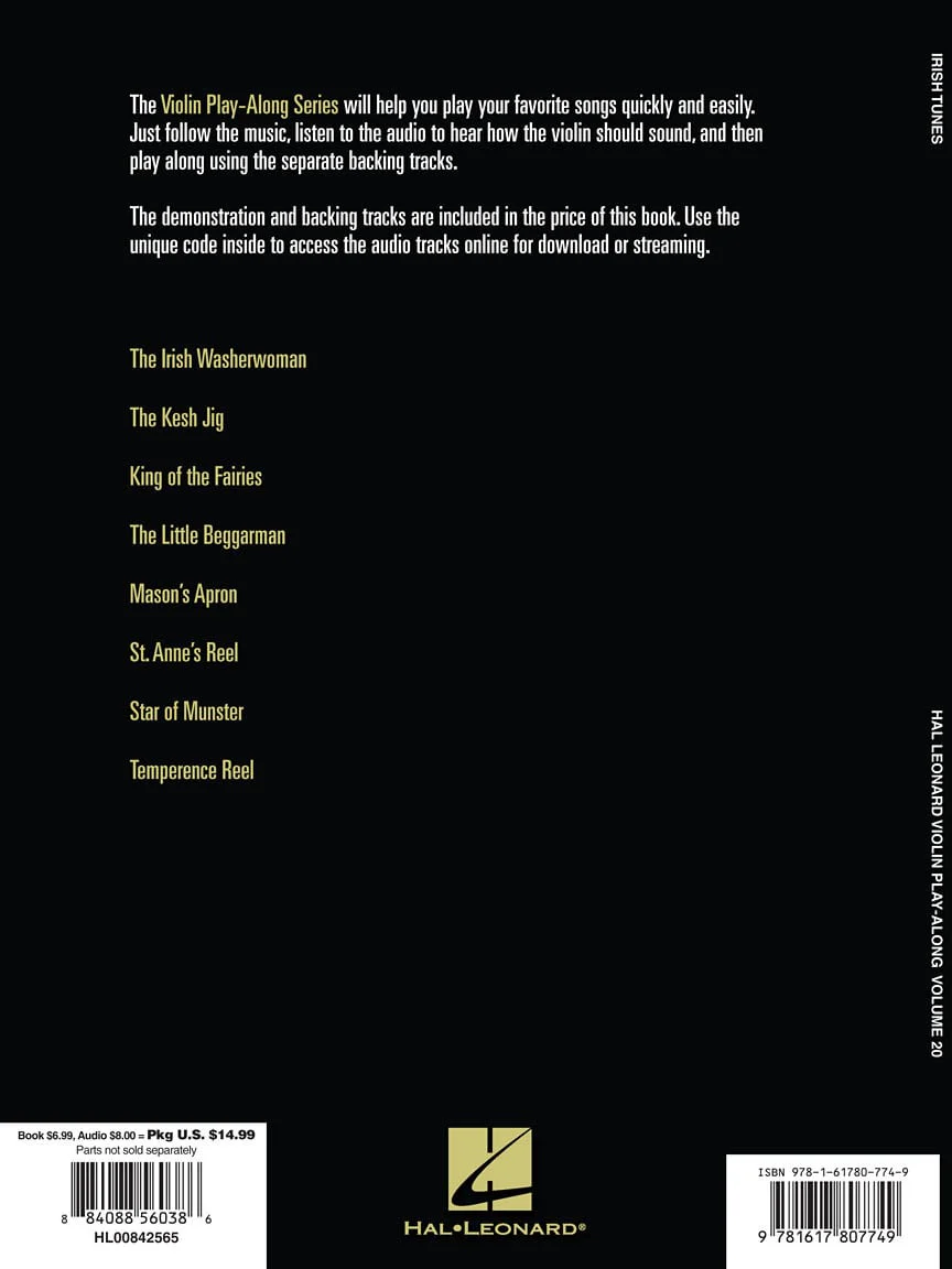 Irish Tunes, Violin Play-Along Vol. 20 - Image 2