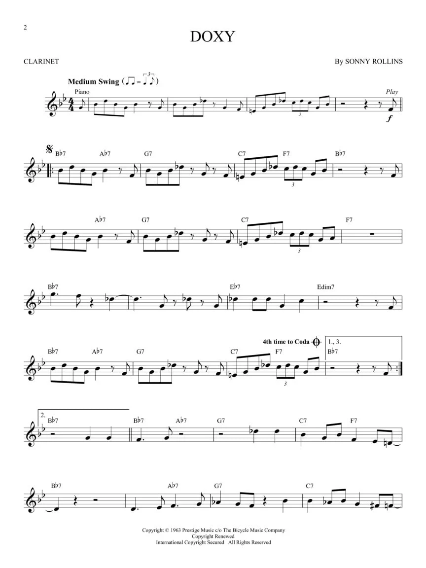 Jazz Classics, Clarinet - Image 3