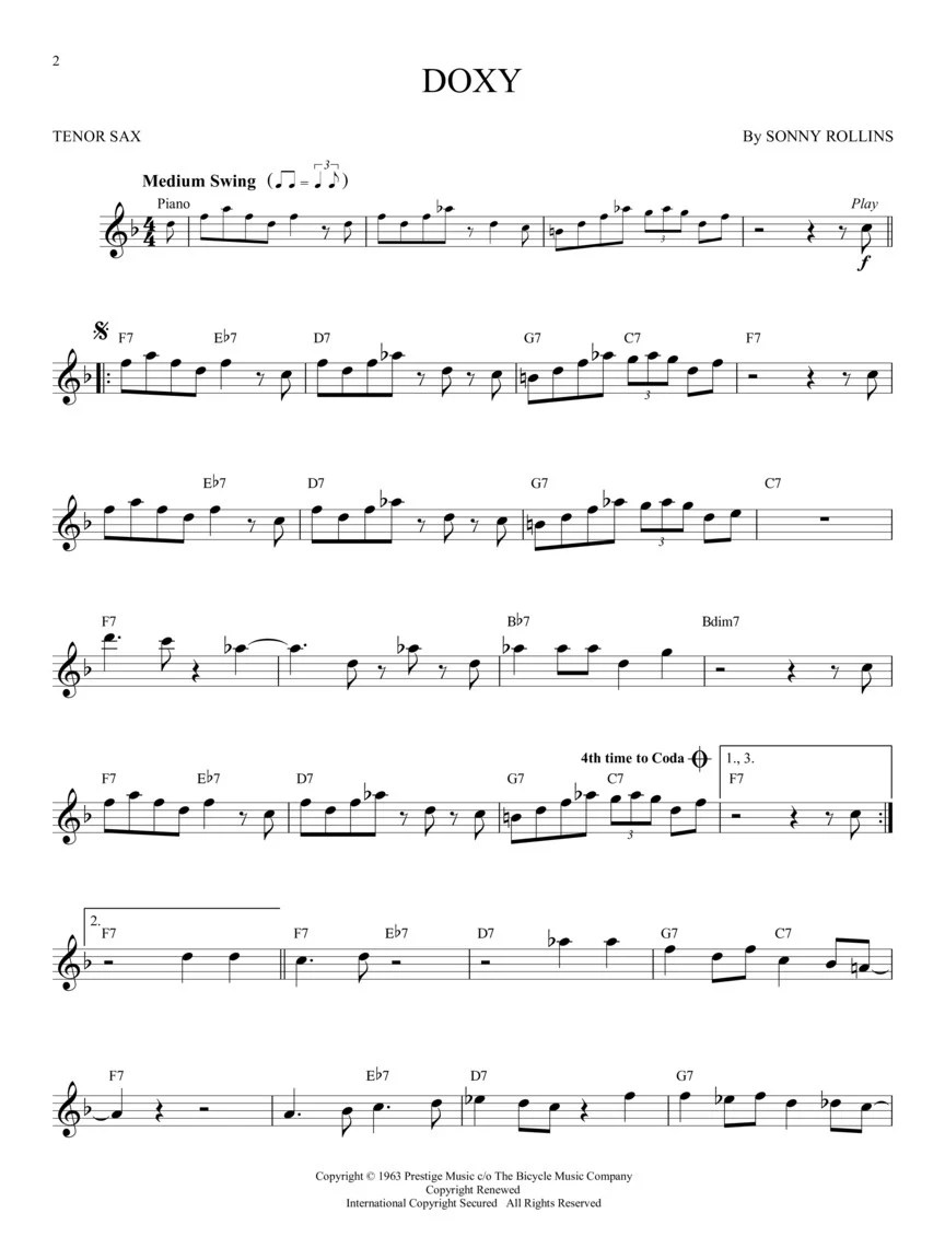 Jazz Classics, Tenor Sax - Image 3