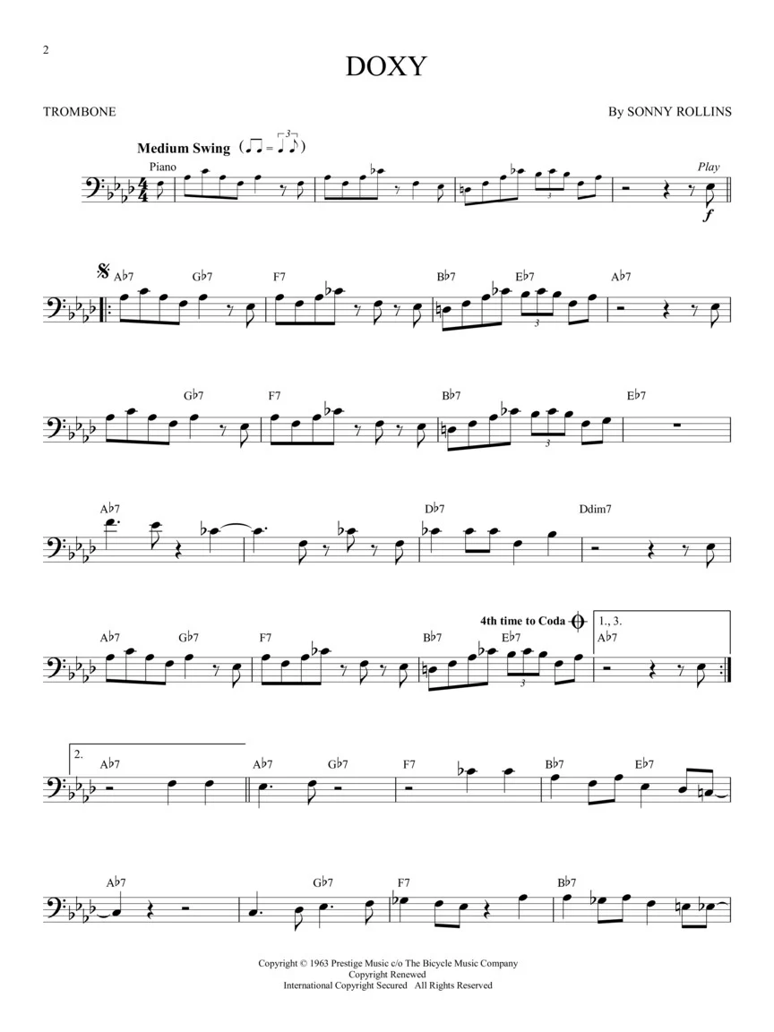 Jazz Classics, Trombone - Image 3