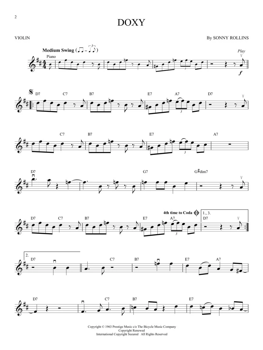 Jazz Classics, Violin - Image 3