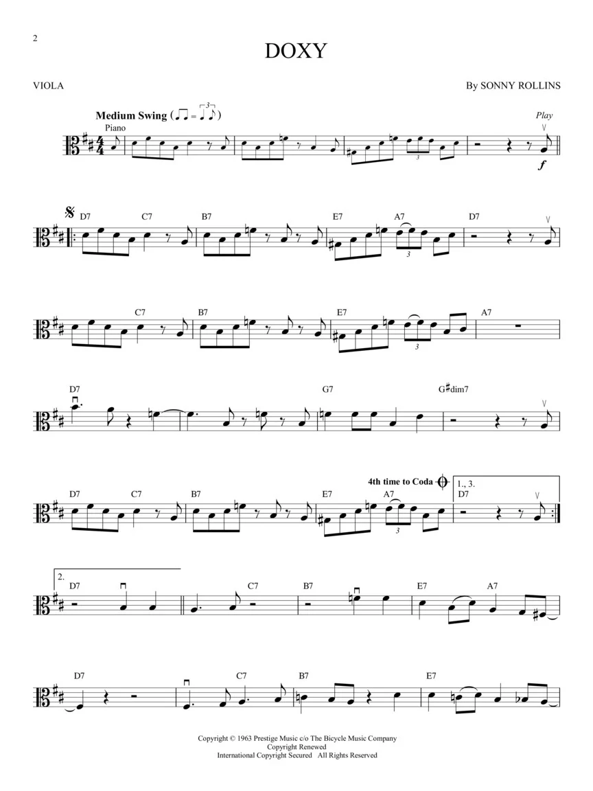 Jazz Classics, Viola - Image 3