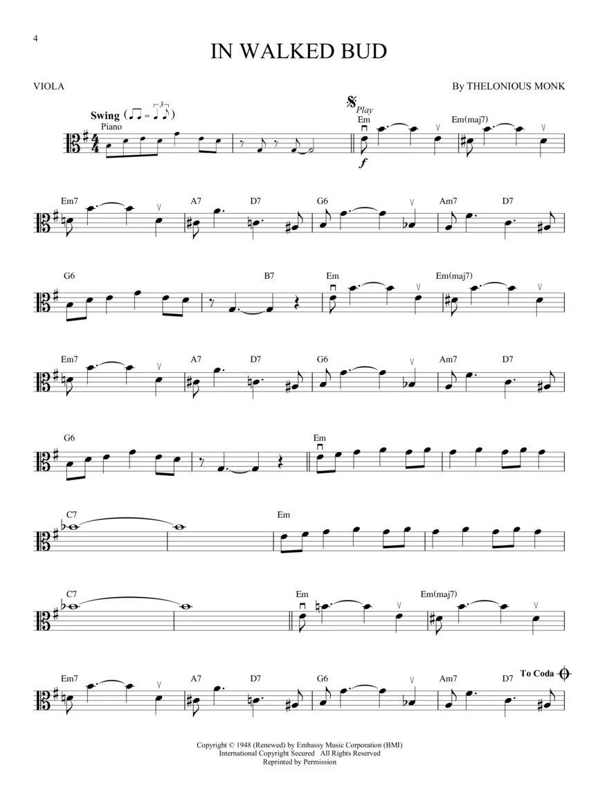Jazz Classics, Viola - Image 4