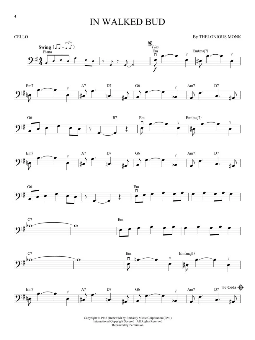 Jazz Classics, Cello - Image 4