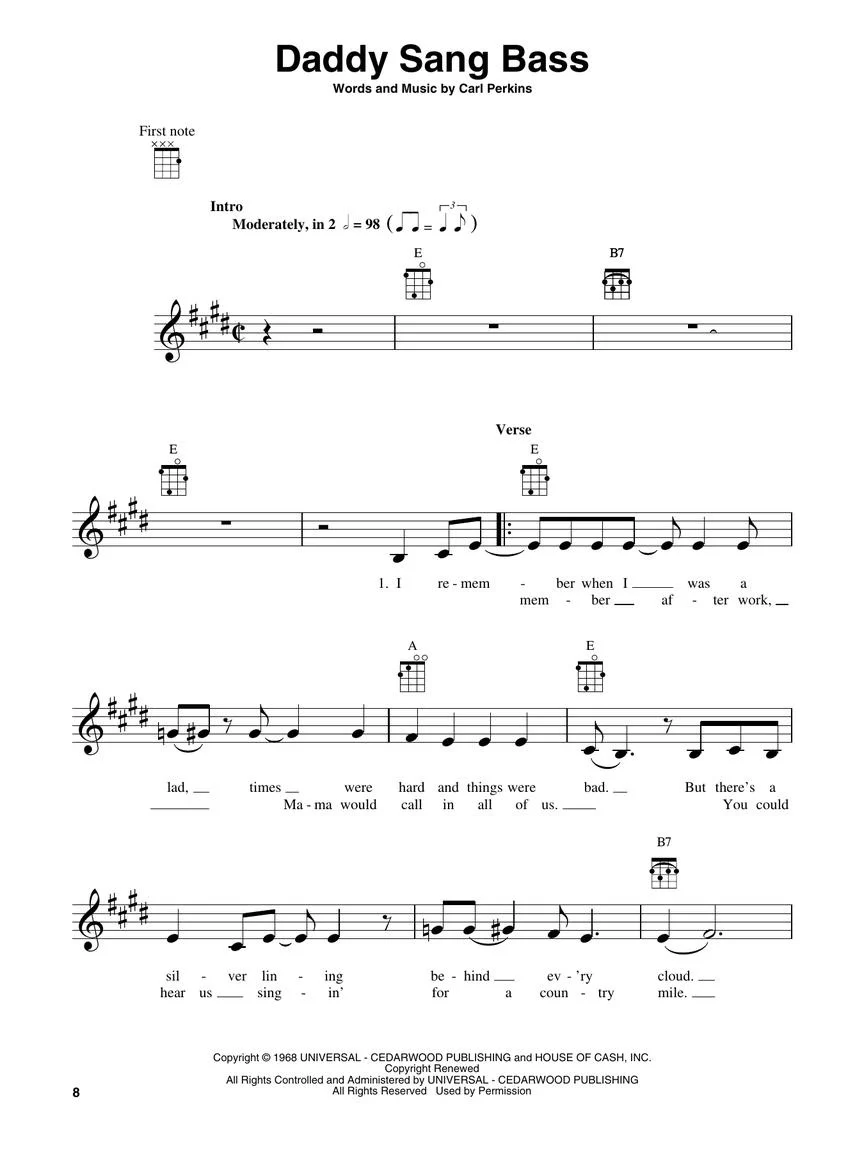Johnny Cash, Ukulele Play-Along Vol. 14 - Image 3