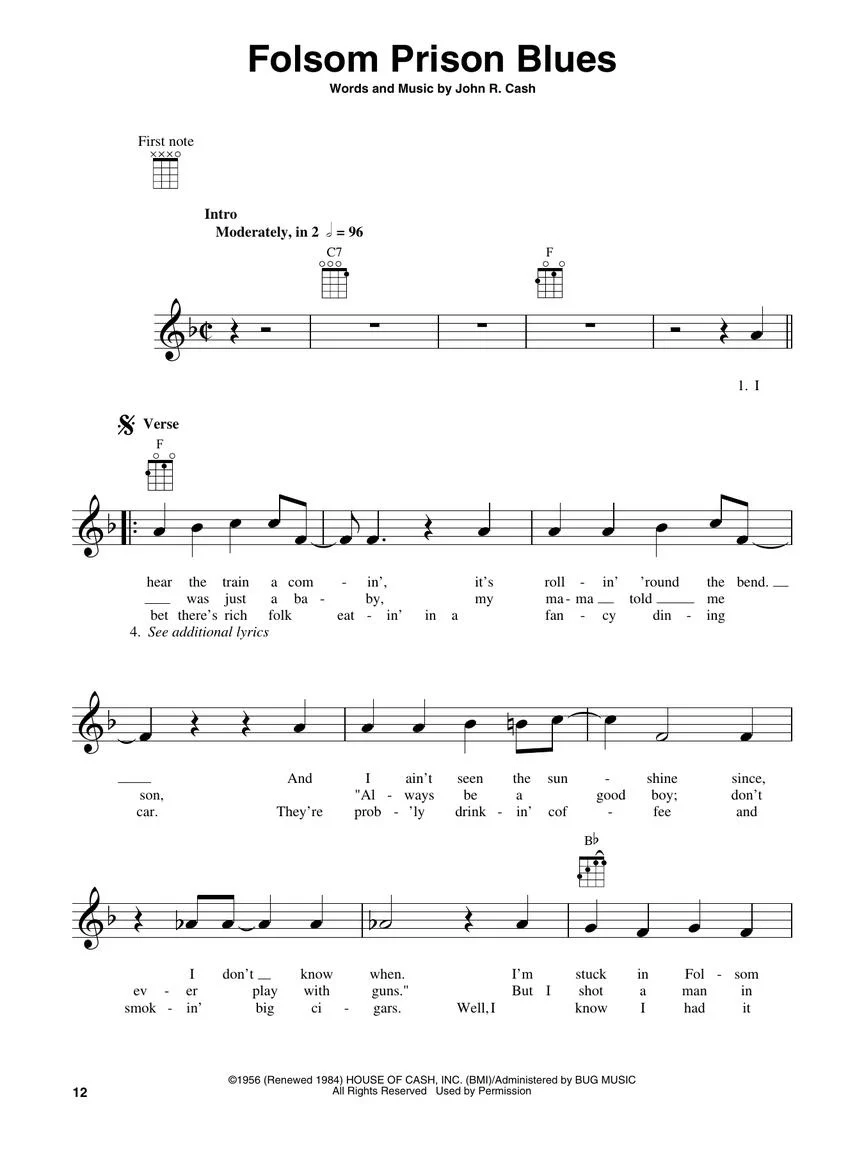 Johnny Cash, Ukulele Play-Along Vol. 14 - Image 4