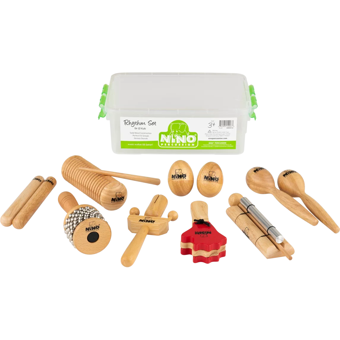 Nino 14 Pieces Percussion Set
