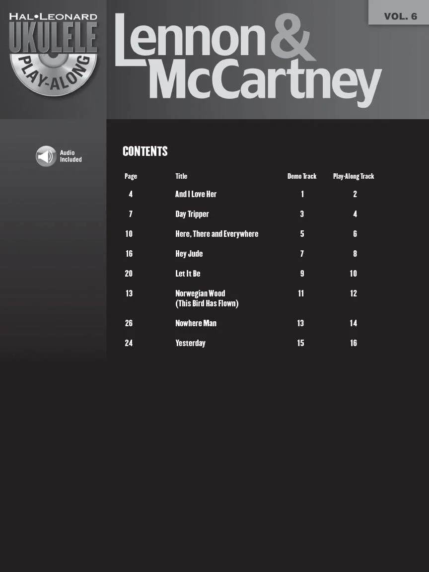 Lennon & McCartney, Ukulele Play-Along Vol. 6 - Image 2