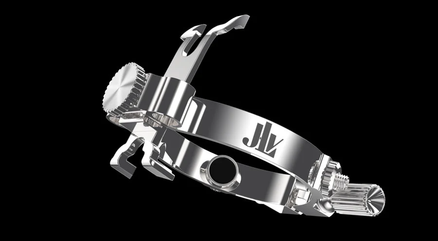 JLV Bb & A Clarinet Ligature Silver Plated