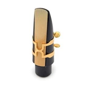 H-Ligature & Cap for Tenor Saxophone Gold-Plated for Metal / Otto Link-Style Mouthpieces - Image 3