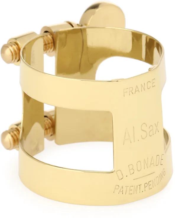 Bonade Gold Inverted Alto Saxophone Ligature