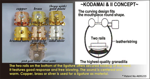 Ishimori Woodstone Tenor Saxophone Ligature - Image 6
