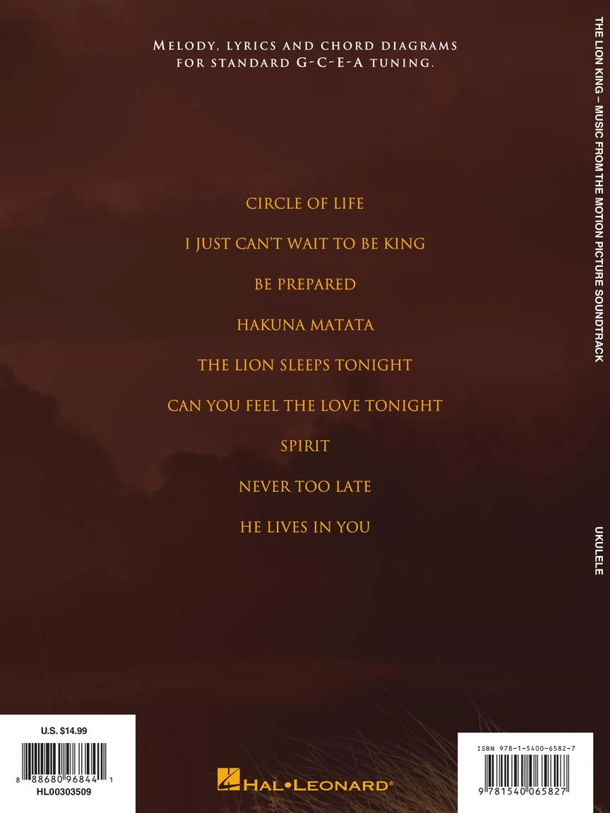 The Lion King (Ukulele Songbook) - Image 6
