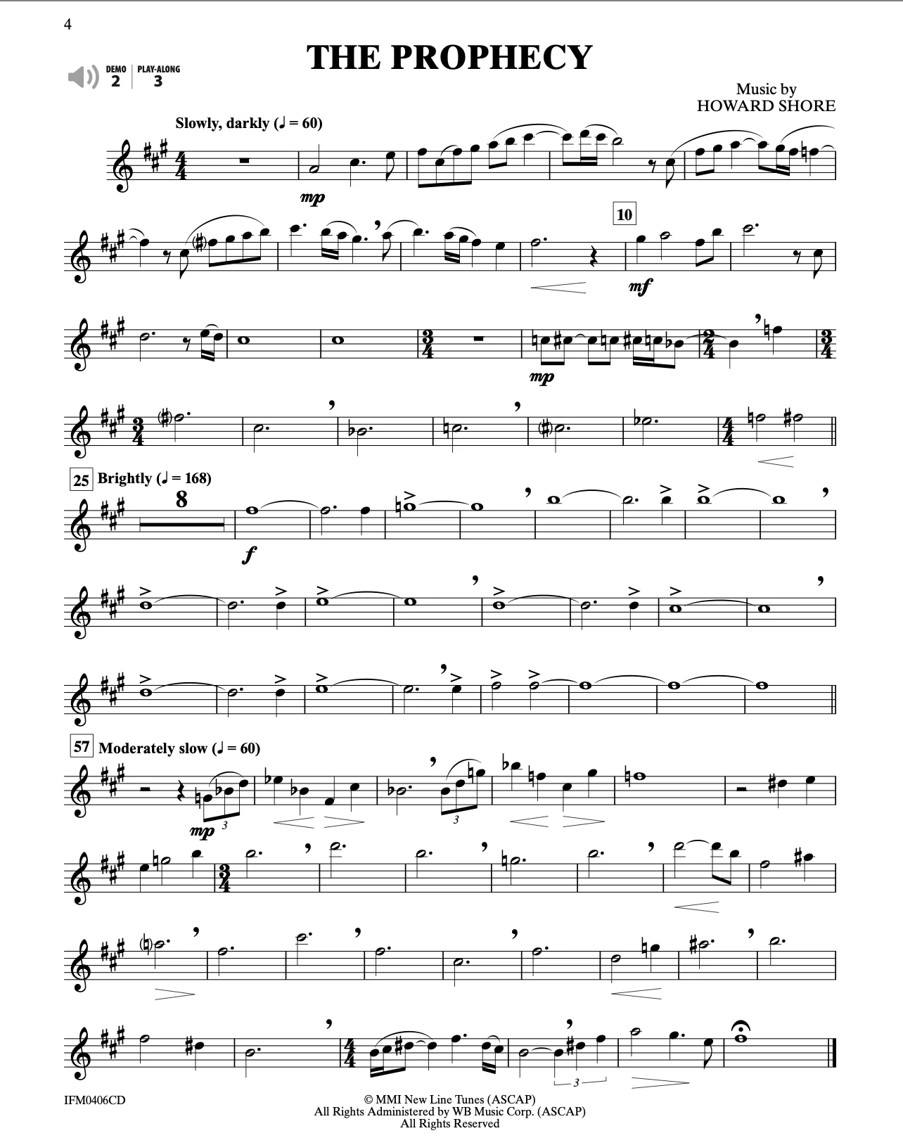 Lord of the Rings Instrumental Solos, Alto Sax - Image 3