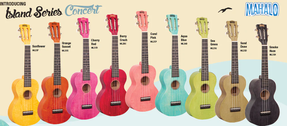 Mahalo Island Series Concert Ukulele - Image 10