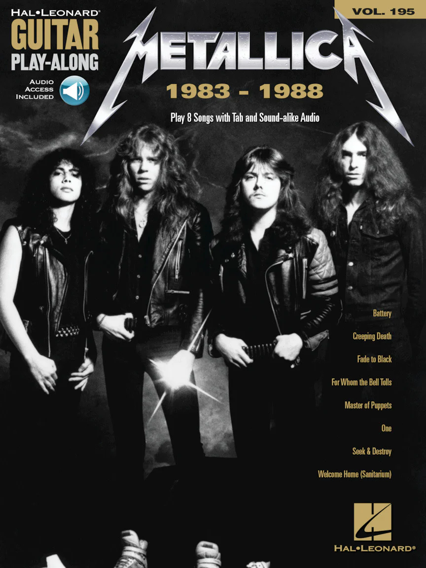 Metallica: 1983-1988, Guitar Play-Along Vol. 195