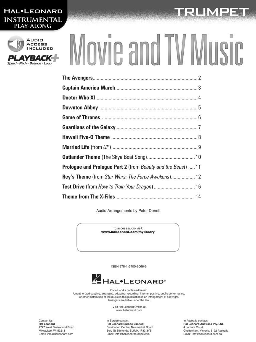 Movie and TV Music, Trumpet - Image 2