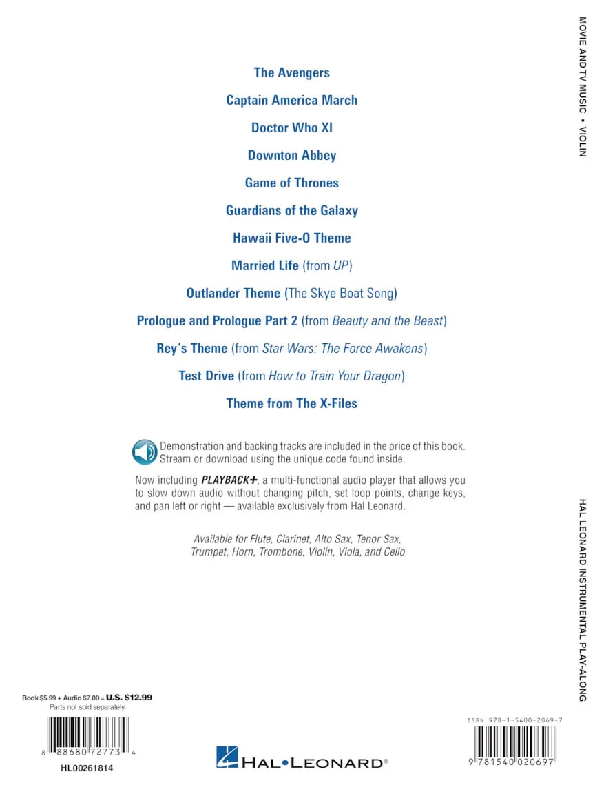 Movie and TV Music, Violin - Image 5