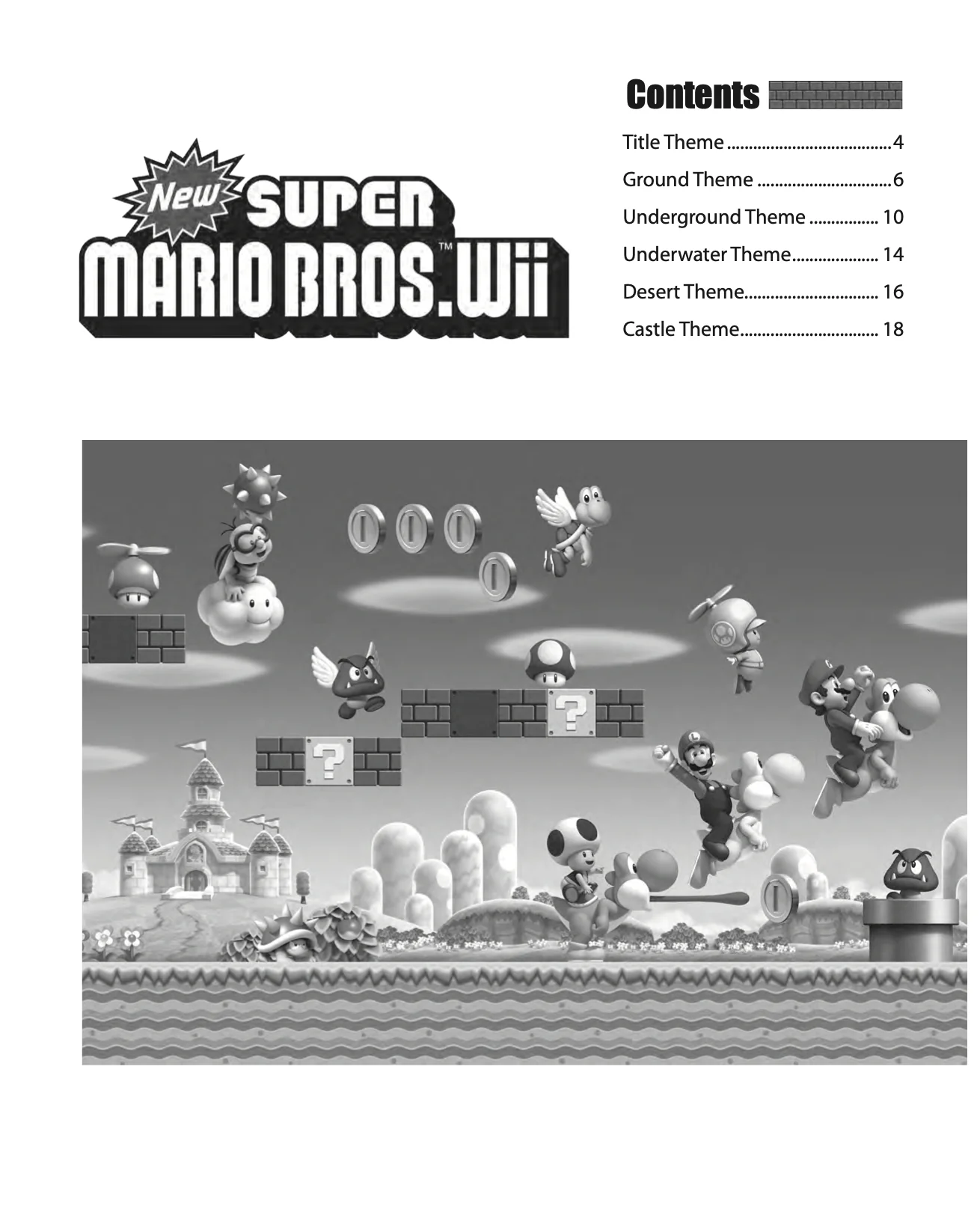 New Super Mario Bros. Wii  - Easy Piano - Image 2