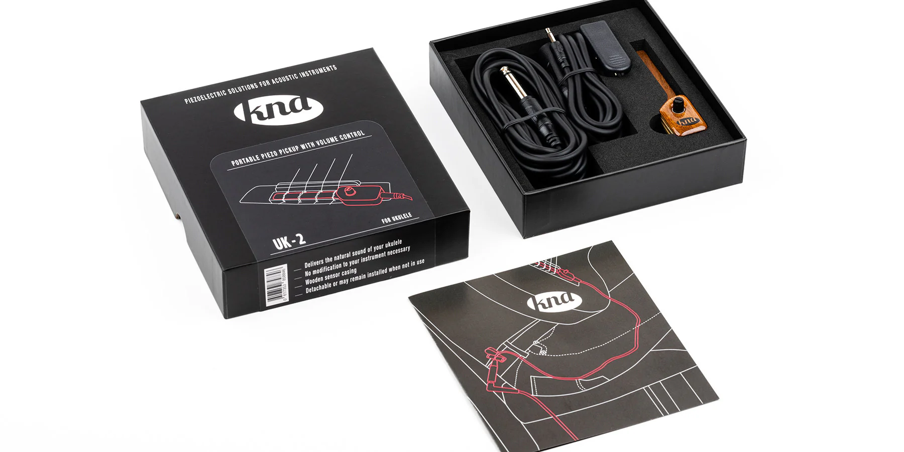 Portable Kermona Ukulele Pick-Up UK-2 - Image 2