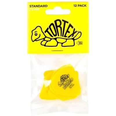 Plectre Dunlop Tortex Standard Jaune (Paquet de 12) 0.73mm - Image 3