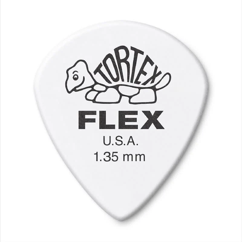 Dunlop Tortex Flex Jazz III Picks White (Pkg 72) 1.14mm - Image 5