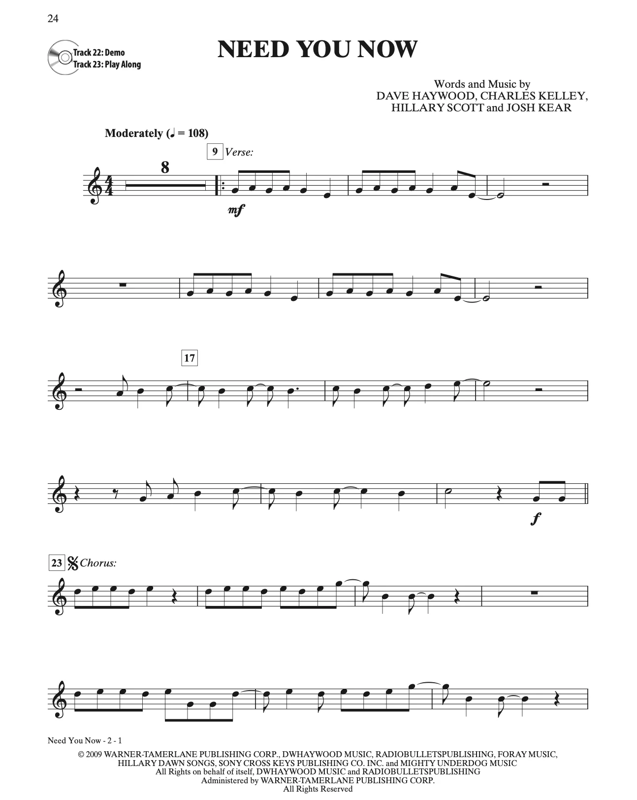 Pop & Rock Hits Instrumental Solos, Tenor Saxophone - Image 3