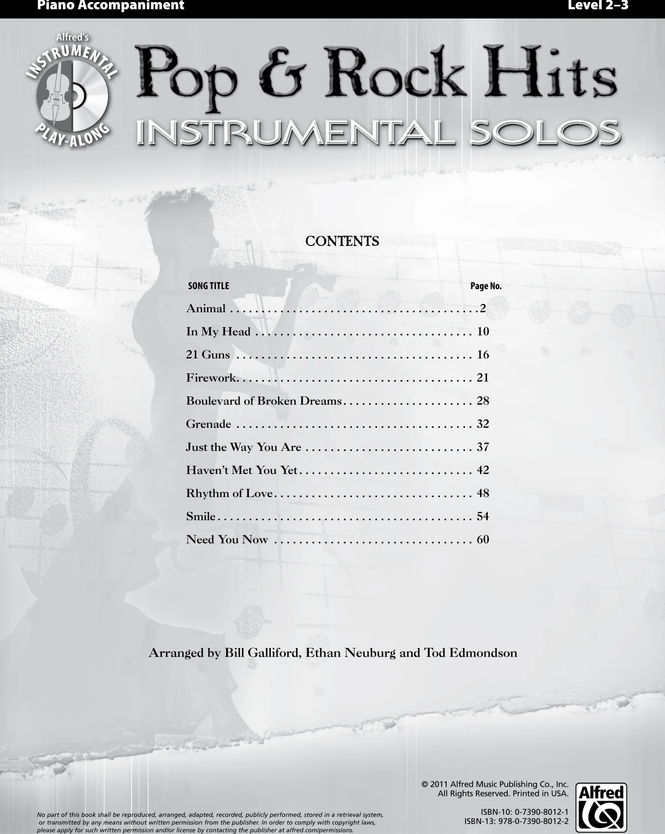 Pop & Rock Hits Instrumental Solos, Cello - Image 2