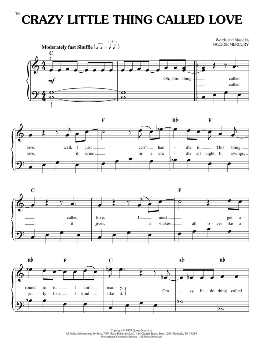 Queen  Easy Piano Collection - Image 5