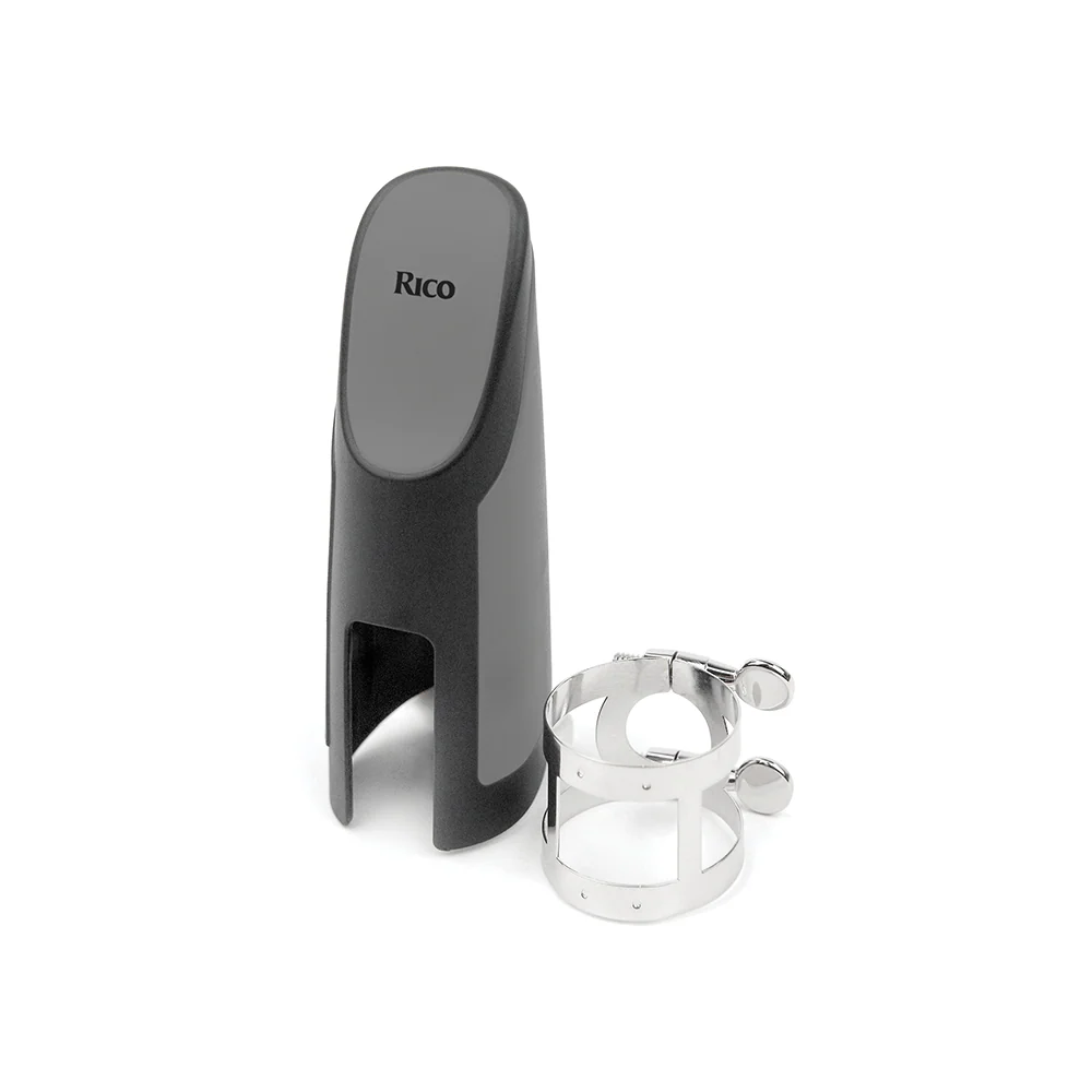 Rico Ligature for Bass Clarinet Nickel-Plated, Ligature & Cap Set