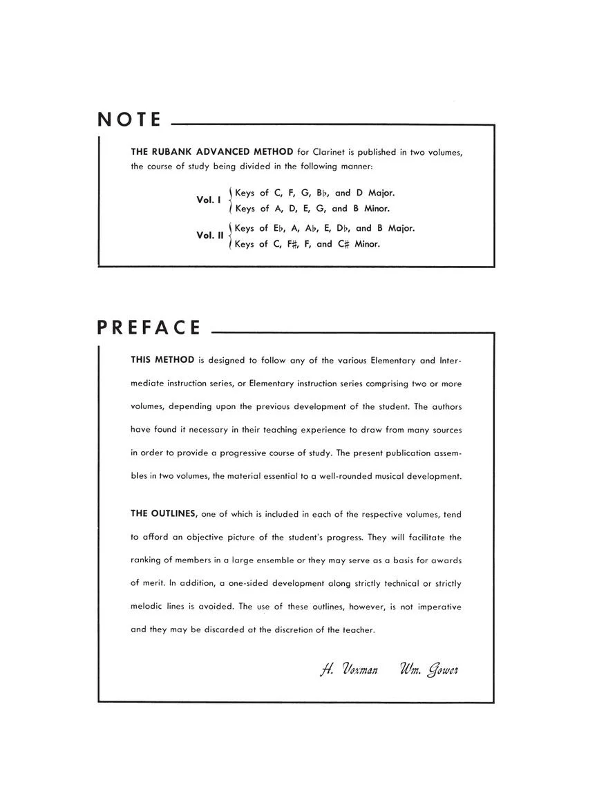 Rubank Advanced Method - Vol. 1, Clarinet - Image 2