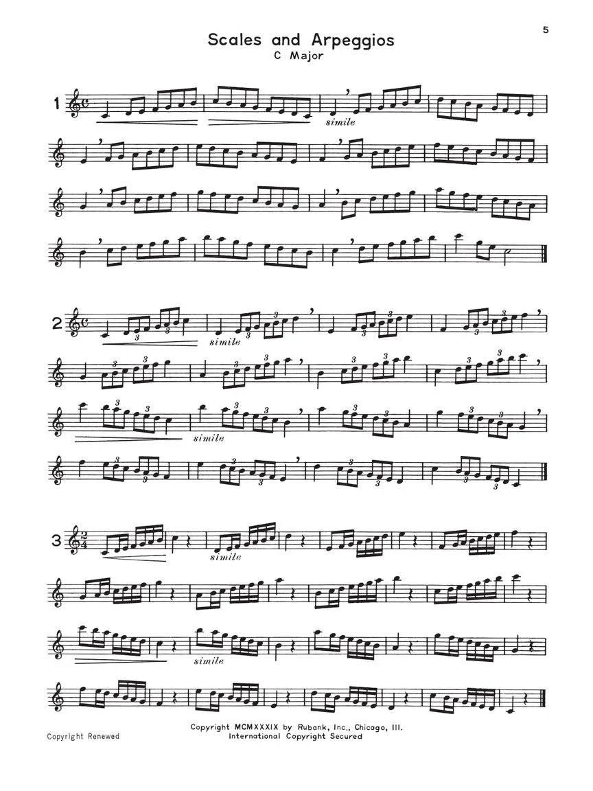 Rubank Advanced Method - Vol. 1, Clarinet - Image 4
