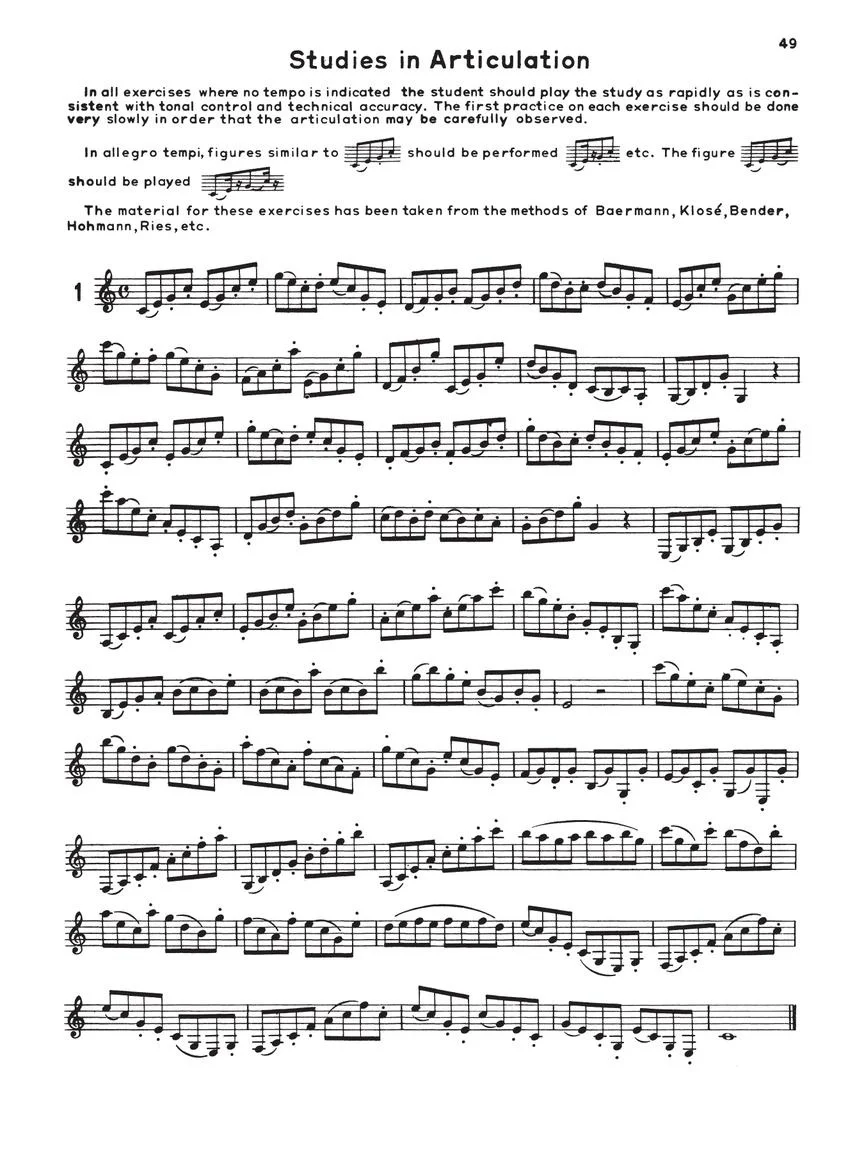 Rubank Advanced Method - Vol. 1, Clarinet - Image 5