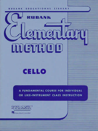 Rubank Elementary Method, Cello