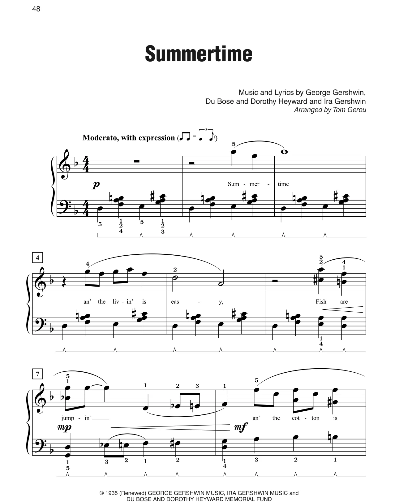 Simply Gershwin (The Music of George & Ira Gershwin: 20 of Their Most Popular Works) - Piano - Image 3