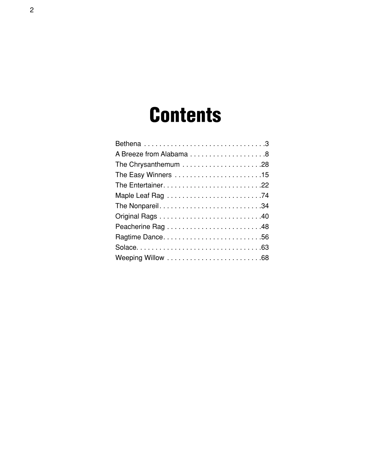 Simply Joplin (The Music of Scott Joplin: 12 of His Ragtime Classics)- Piano - Image 2