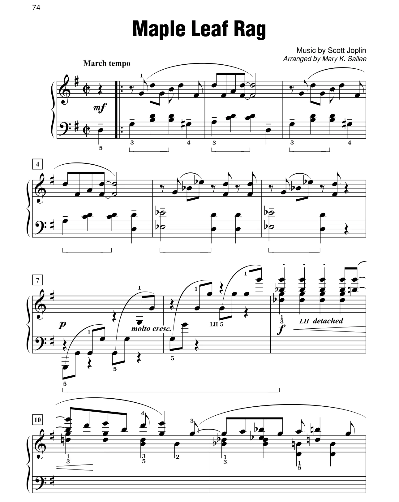 Simply Joplin (The Music of Scott Joplin: 12 of His Ragtime Classics)- Piano - Image 4