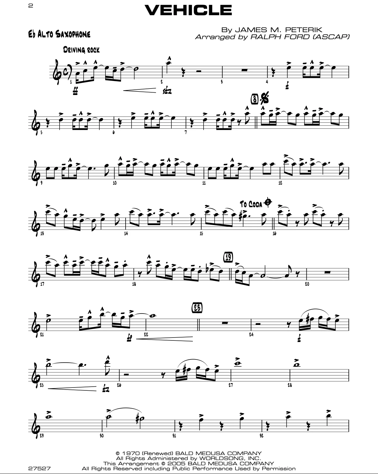 Sittin' In with the Big Band - Vol. 1, Sax alto - Image 3