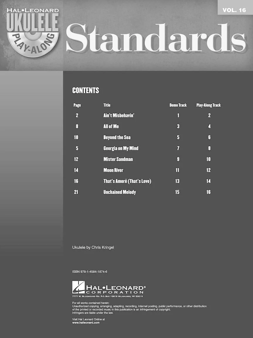 Standards, Ukulele Play-Along Vol. 16 - Image 2