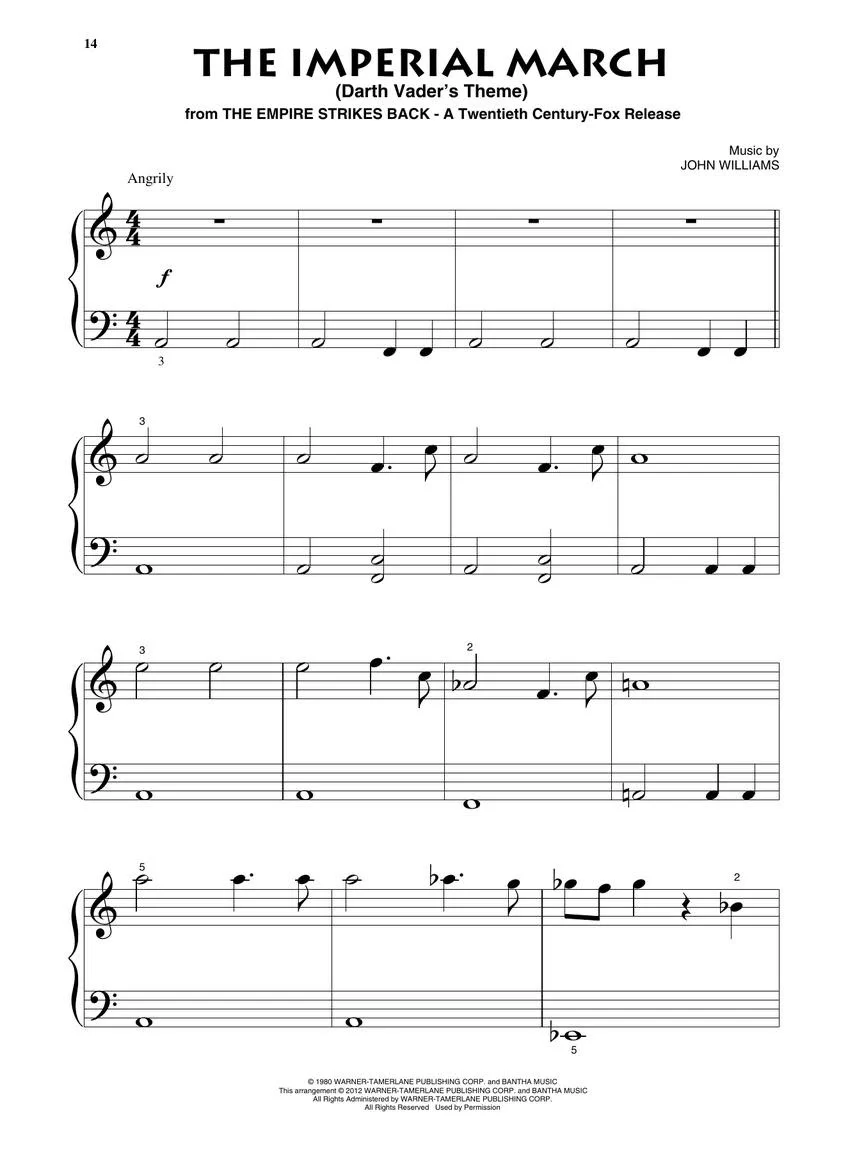 Star Wars for Beginning Piano Solo - Image 4